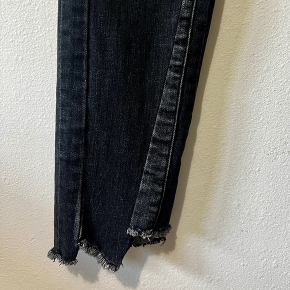 VERVET Asymmetrical Panel Grunge Wash Skinny Jeans - Size 26 - Picture 9 of 13